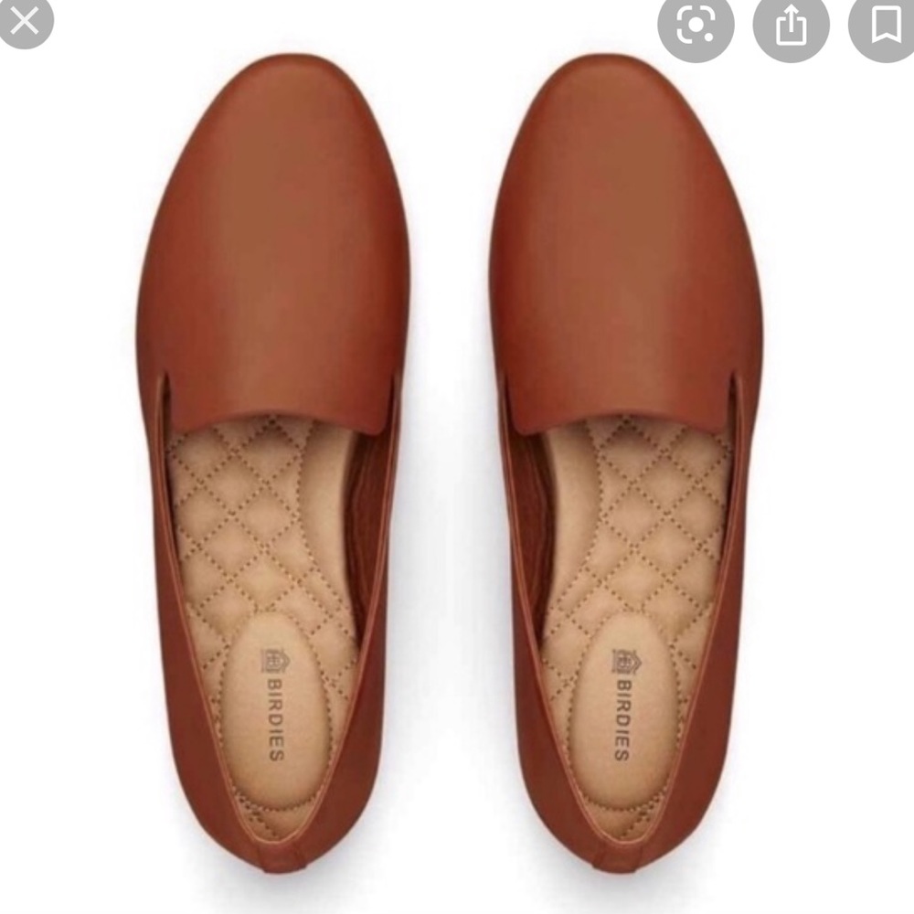 Birdies The Starling cognac brown leather